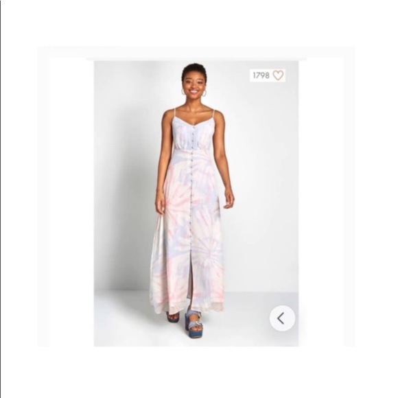 NWOT ModCloth “Gotta Look The Party” Maxi Dress, Size 4 - Picture 2 of 14